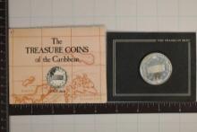 .62 OZ. STERLING SILVER $20 TREASURE COINS OF THE