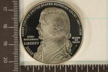 2005-P US PROOF SILVER DOLLAR "CHIEF JUSTICE JOHN