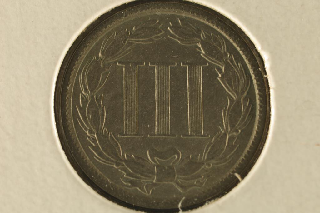 1881 US THREE CENT "NICKEL"