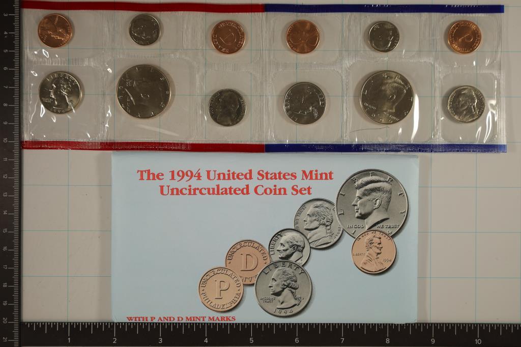 1994 US MINT SET (UNC) P/D (WITH ENVELOPE)