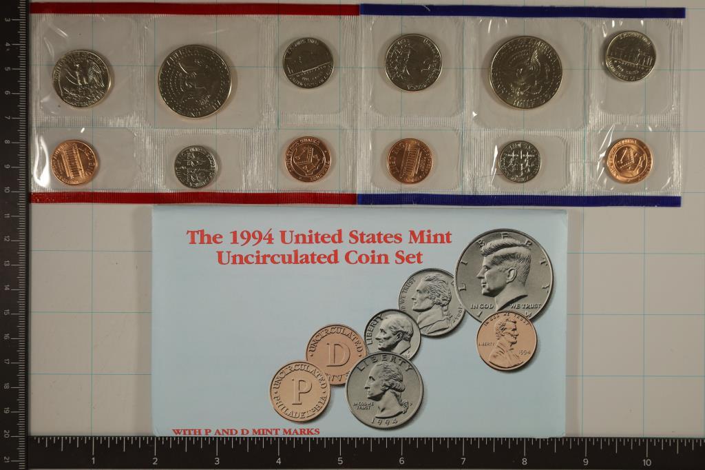 1994 US MINT SET (UNC) P/D (WITH ENVELOPE)