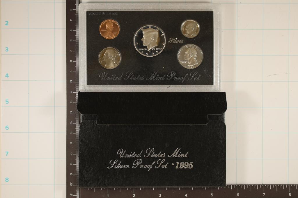 1995 US SILVER PROOF SET (WITH BOX)