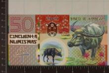 2021 BANK OF KAMBERRA 50 NUMISMAS CRISP UNC