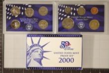 2000 US PROOF SET (WITH BOX)