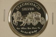 1 TROY OZ .999 FINE SILVER PROOF ROUND