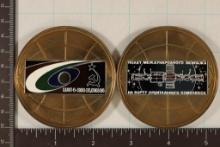 2-RUSSIAN ORBITAL COLORIZED SPACE MEDALS: EACH