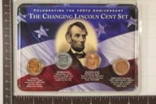 THE CHANGING LINCOLN CENT SET FEATURING: 1958