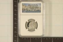 2013-S SILVER MT. RUSHMORE QUARTER  NGC PF70