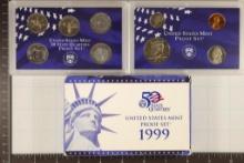 1999 US PROOF SET (WITH BOX)