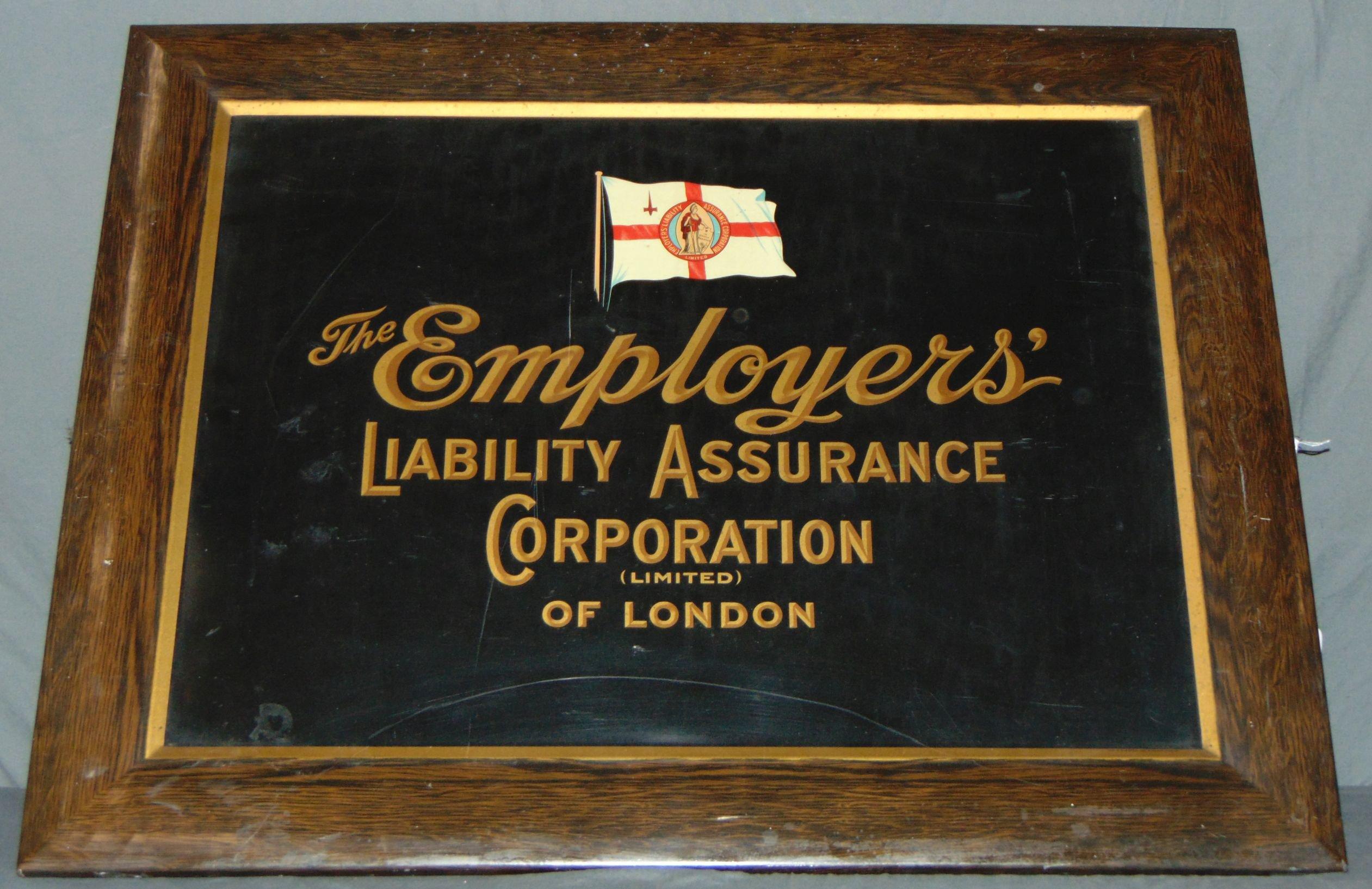 Employers Liability Assurance Self Framed Tin Sign