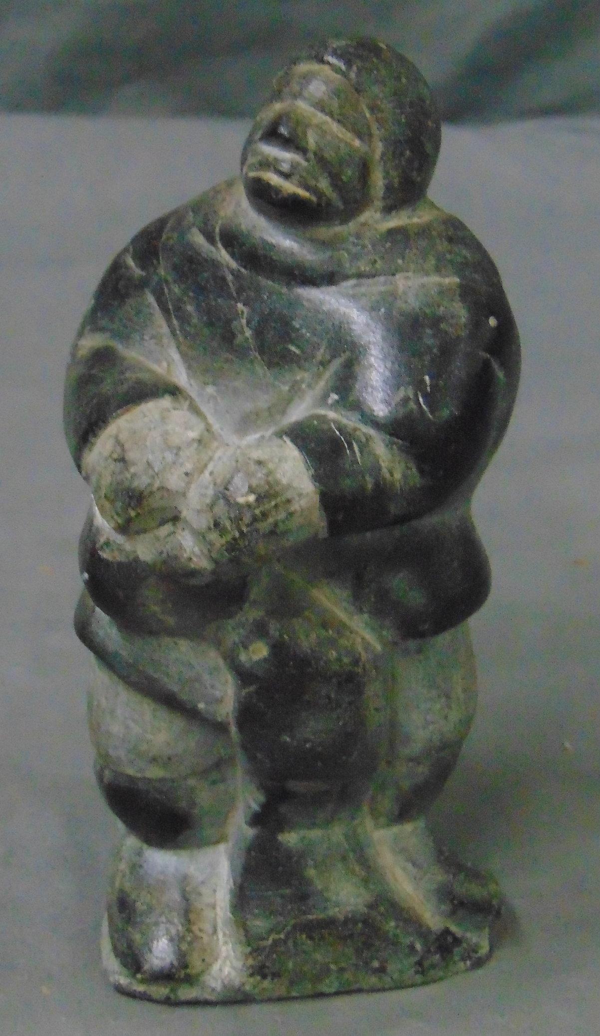 (3) Small Canadian Inuit Sculptures