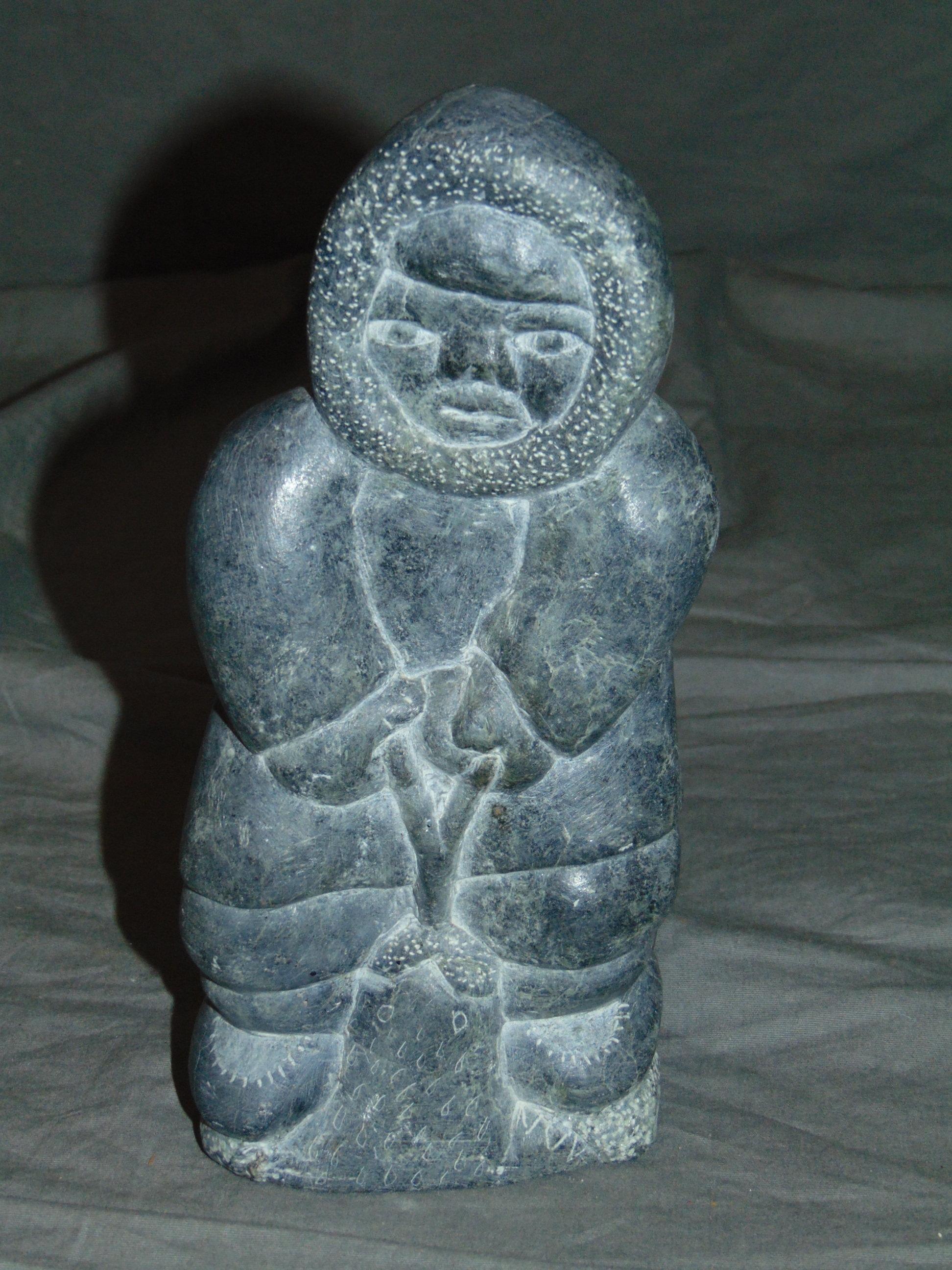 (3) Small Canadian Inuit Sculptures