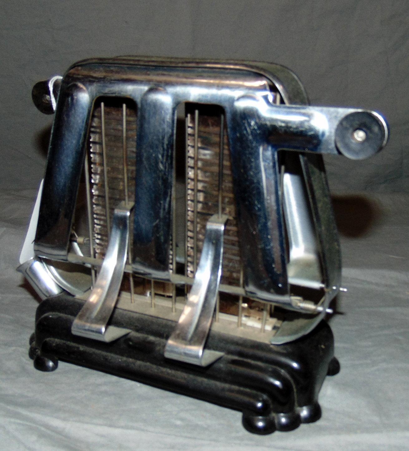 (2) Art Deco Toasters, Handyhot & Elekthermax