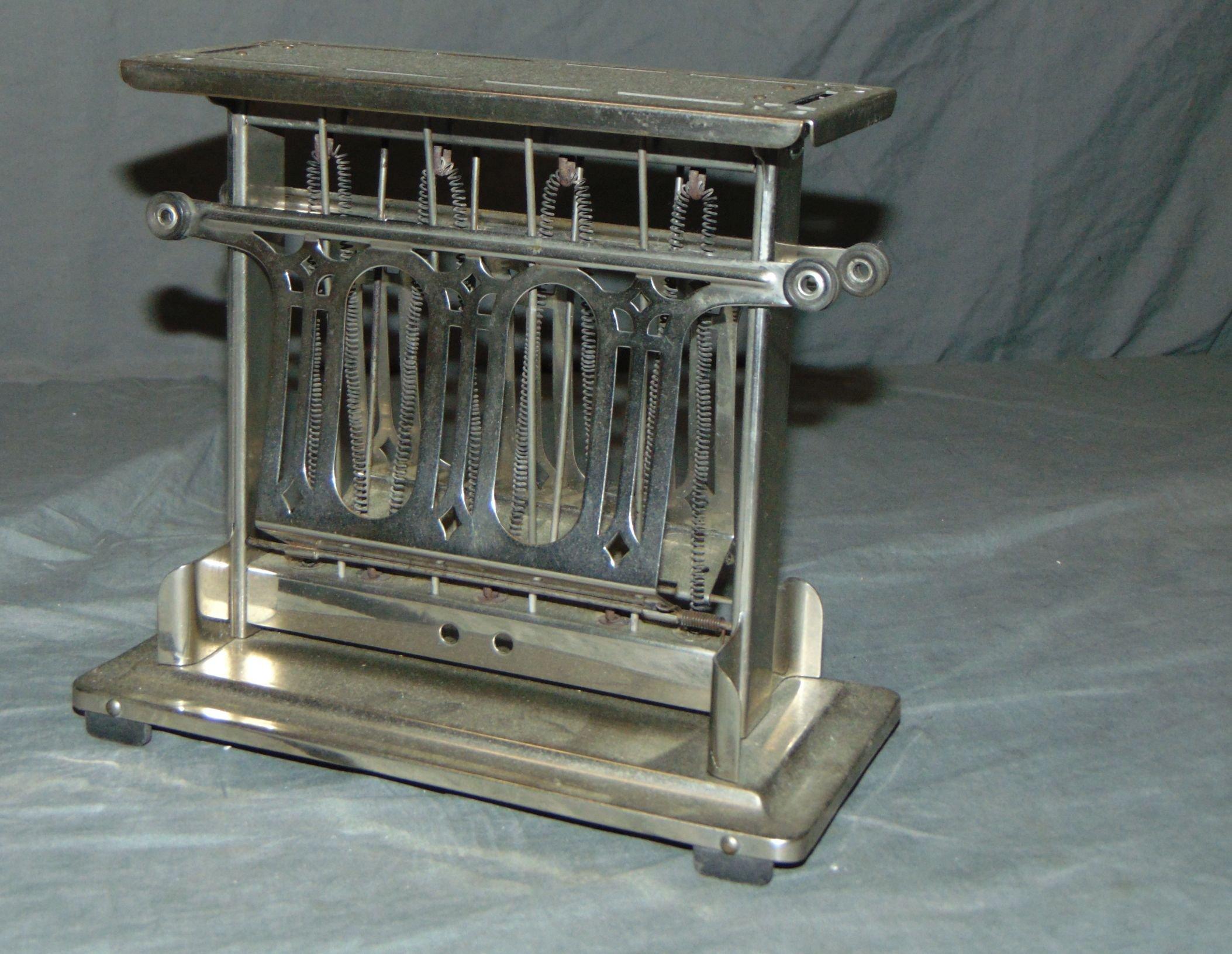 (4) Art Deco Toasters, Edison, Universal