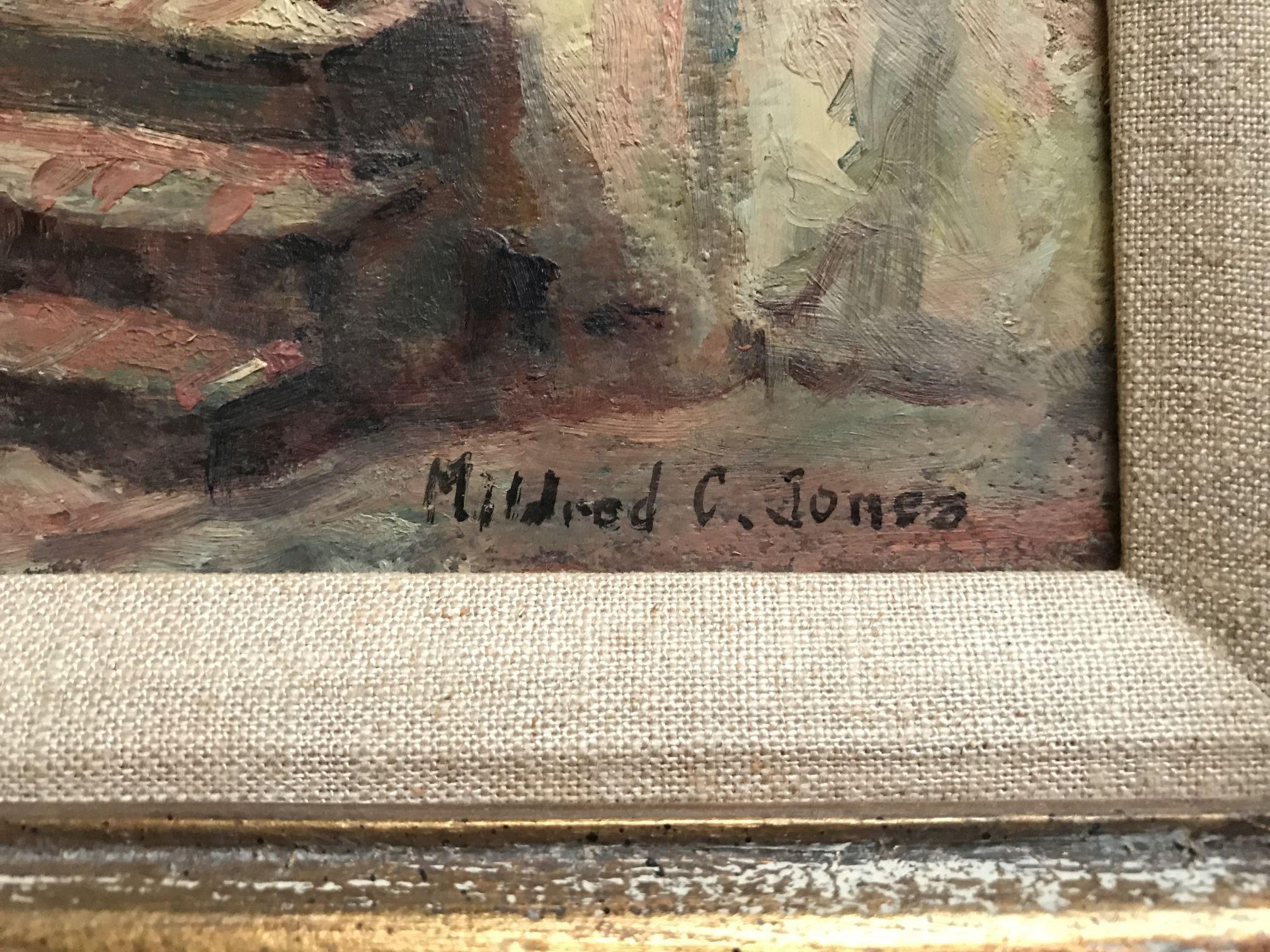 Mildred Jones  (1899 - 1992) Oil on Board.