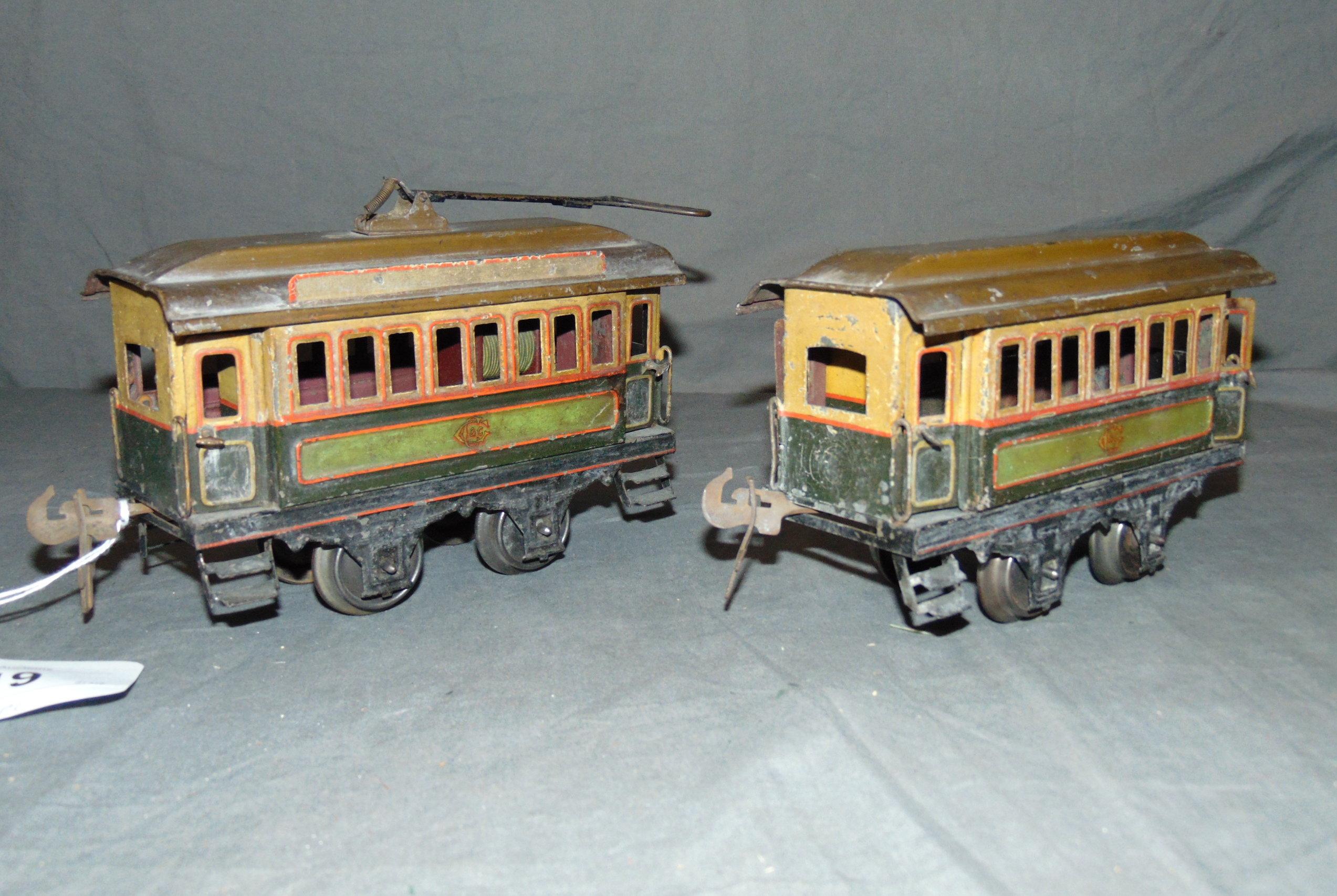 Early Carette Ga 1 Trolley & Trailer