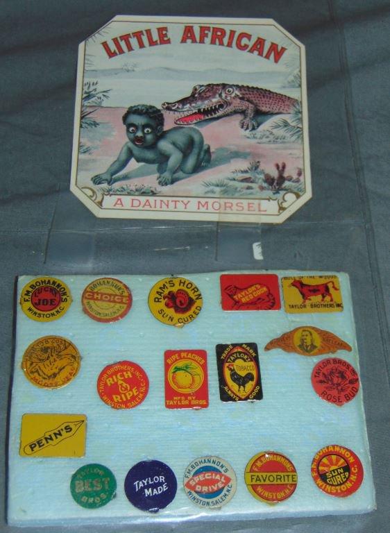 Collection of Cigar Labels, Bands, & Ephemera