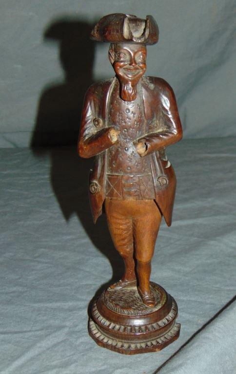 (4) Wood Carved Figural Nutcrackers