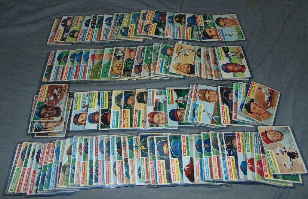 1956 Topps Baseball Card Lot