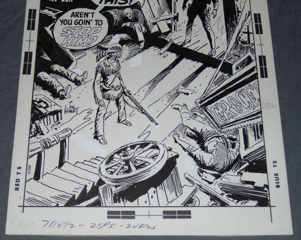 Joe Kubert. Original Cover Art.