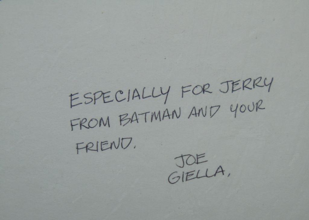 Joe Giella, Batman & Bat Signal Original Art