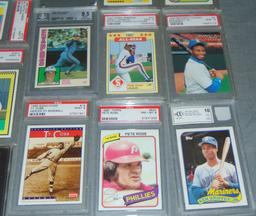 (25) Mixed Graded Baseball Cards