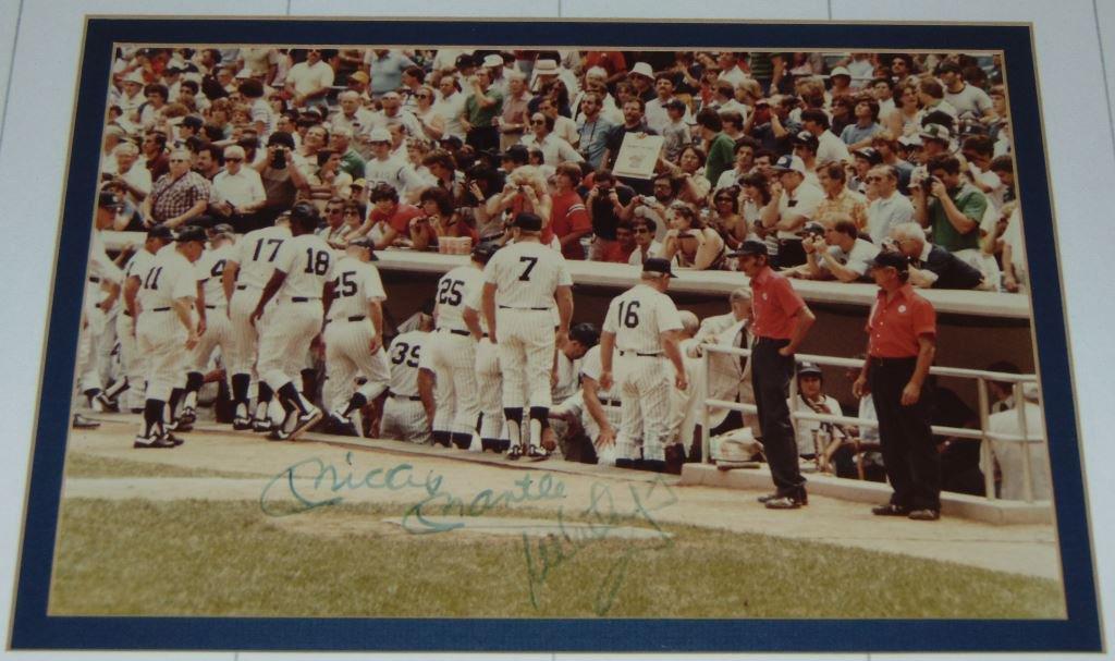 Mickey Mantle and Whitey Ford Signed Photo