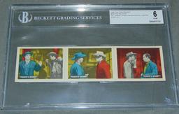 1950's Ed-U-Cards, "Lone Ranger", Beckett Graded