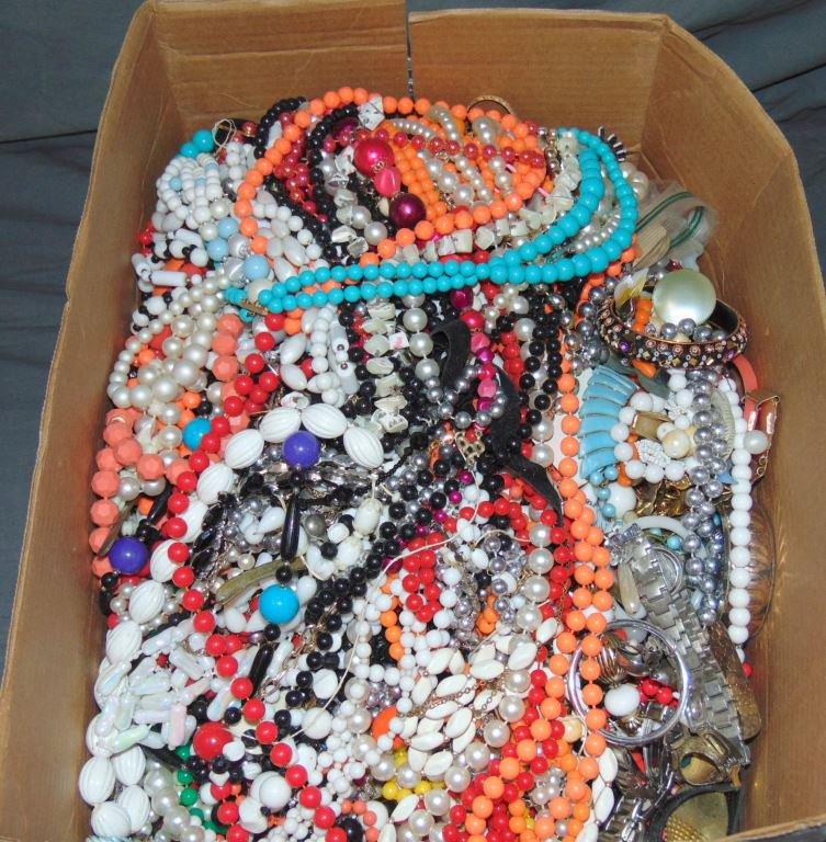 Huge Box of Costume Jewelry