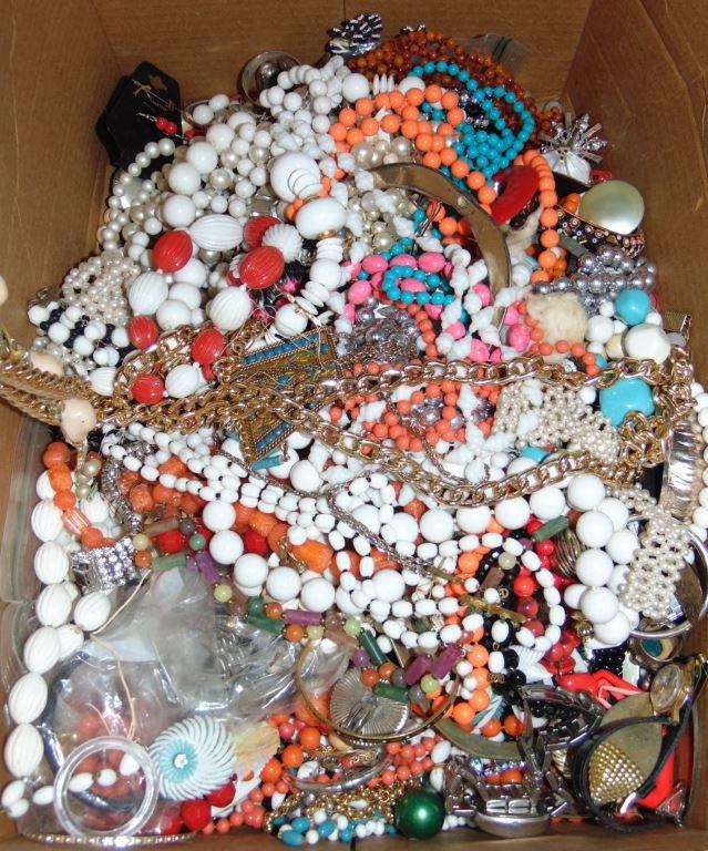 Huge Box of Costume Jewelry