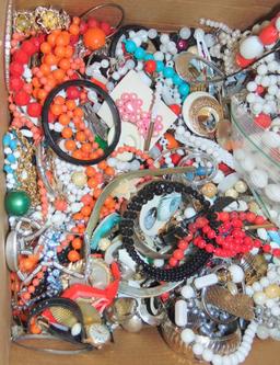 Huge Box of Costume Jewelry