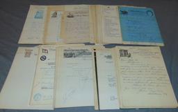 Letterhead Lot. Special Companies