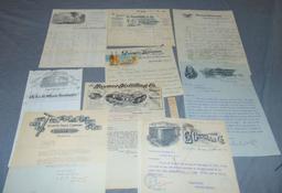 Letterhead Lot. Special Companies