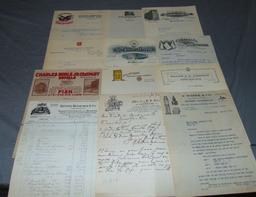 Letterhead Lot. Special Companies