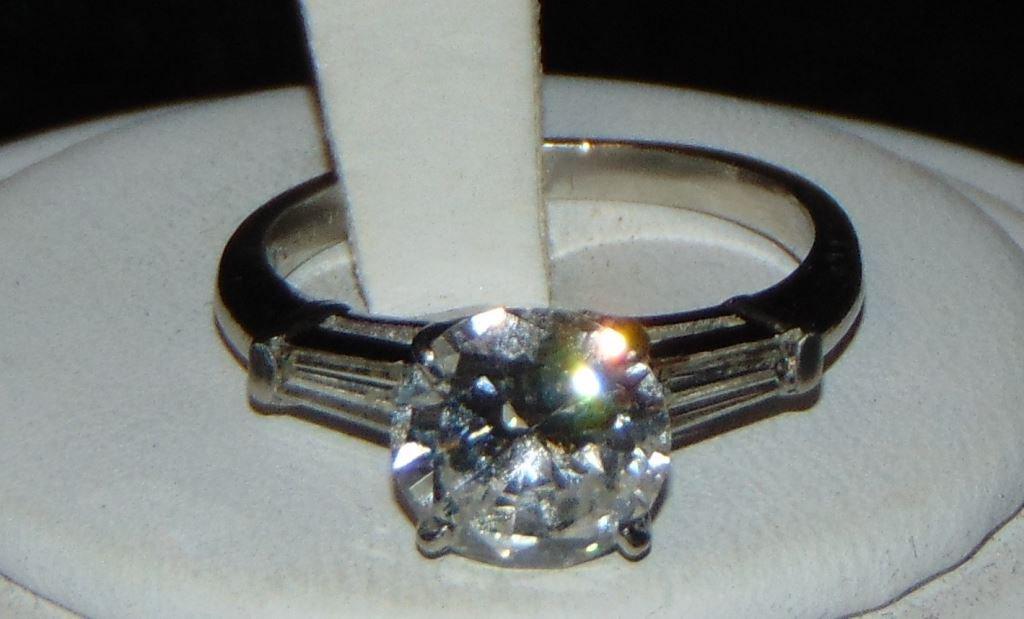 Platinum Diamond Engagement Ring.