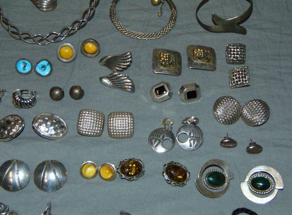 Sterling Silver Jewelry Lot.