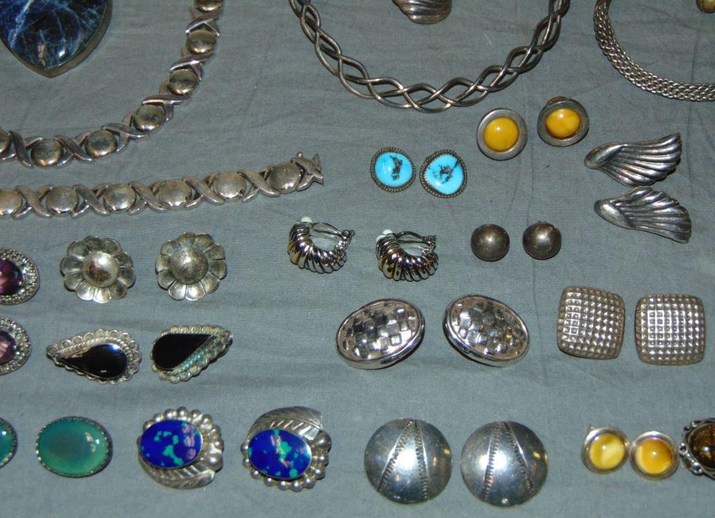 Sterling Silver Jewelry Lot.
