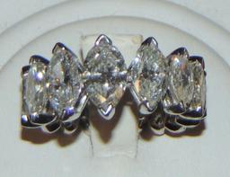 14 Kt White Gold size 4.5 Ring.