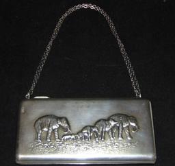 Silver Elephant Motif Pocket Book.