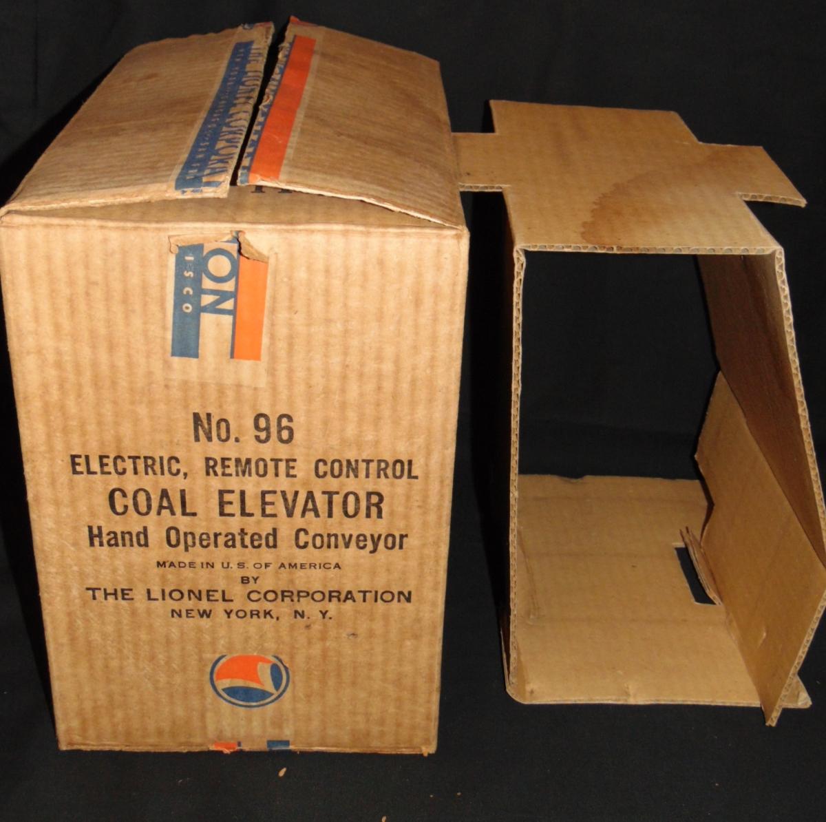 Nice Boxed Lionel 96 Coal Elevator