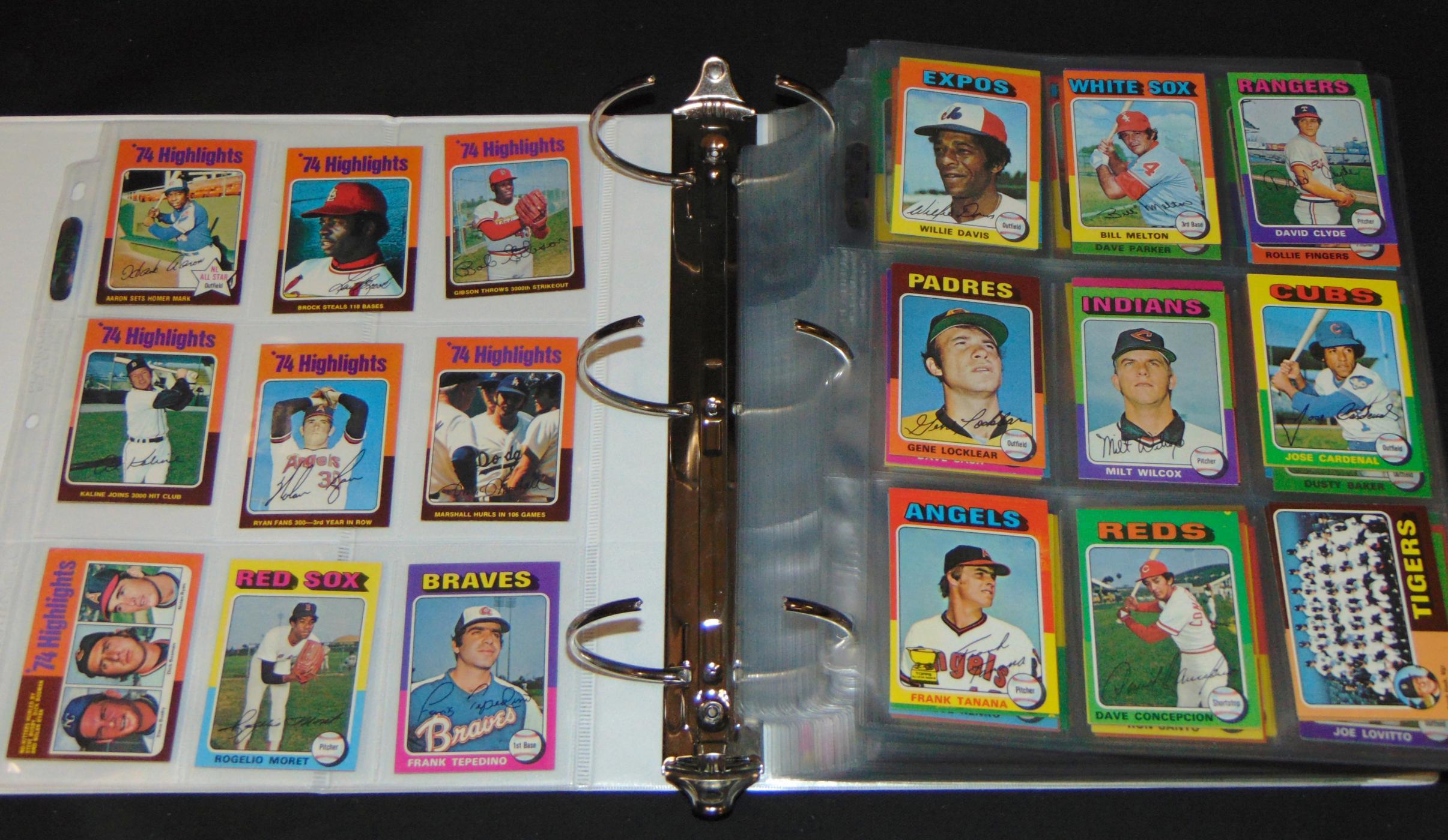 1975 Topps Baseball "MINI" Set.