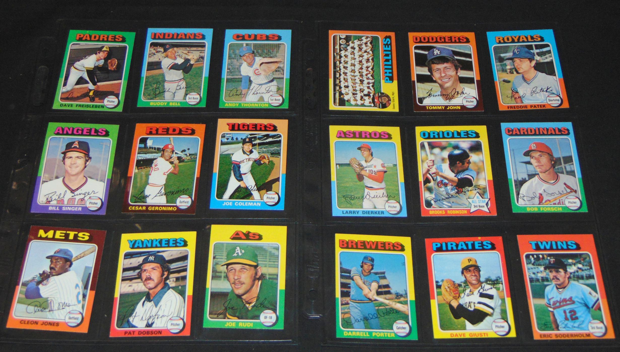 1975 Topps Baseball "MINI" Set.