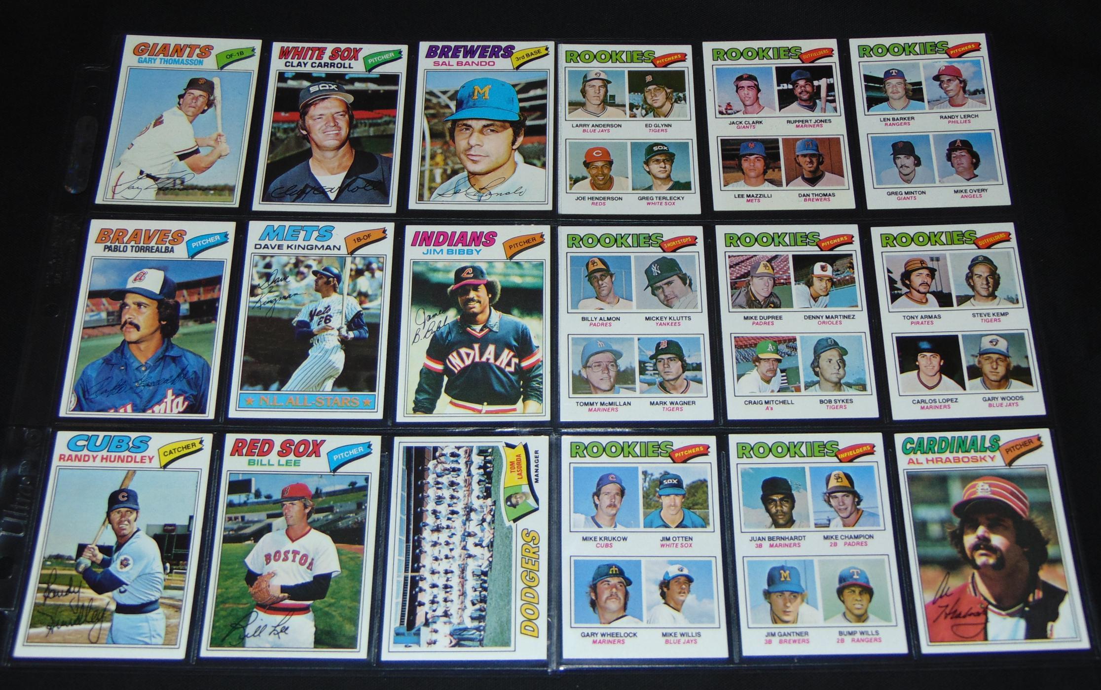 1977 Topps Baseball Card Set.