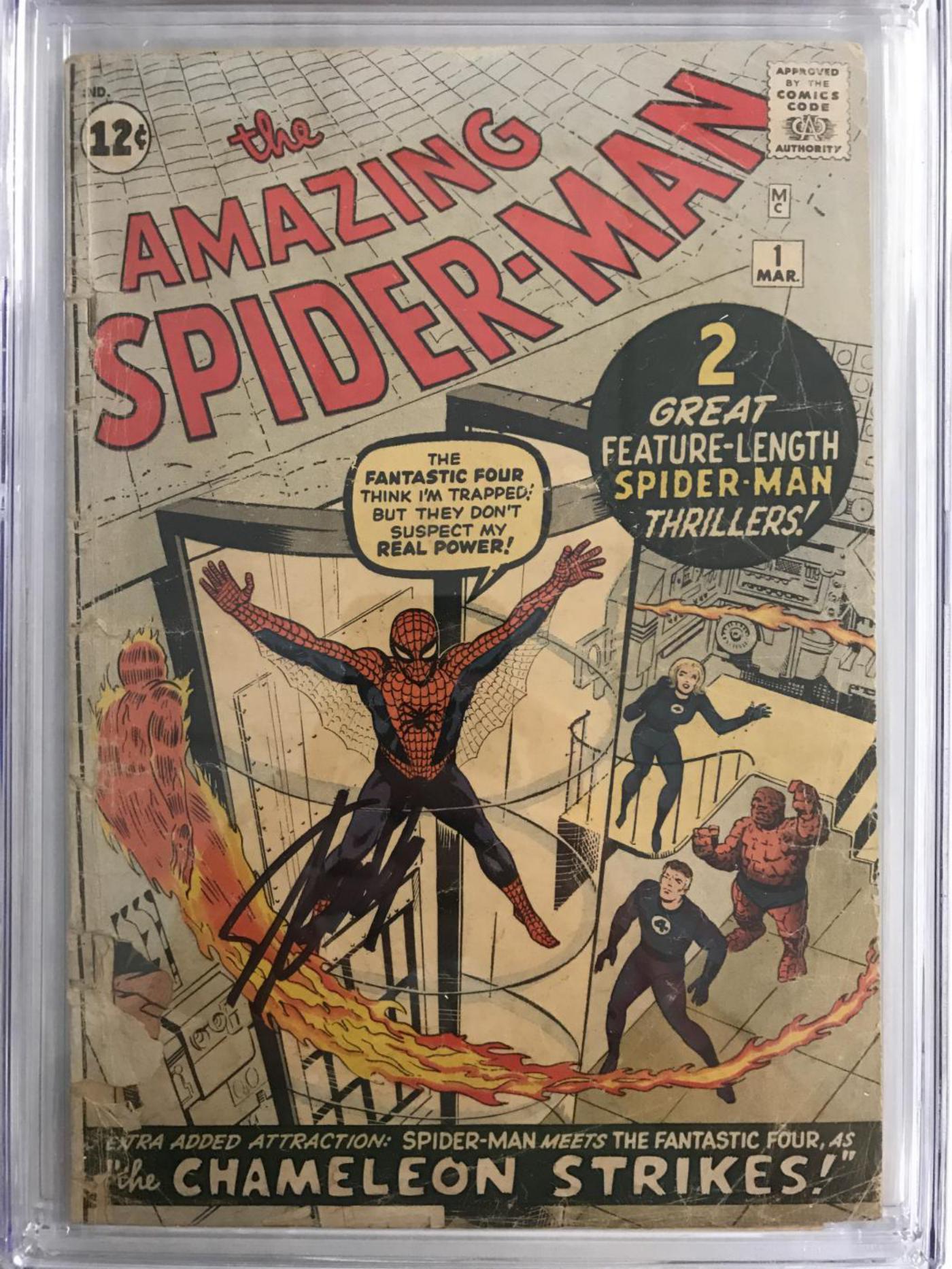 Spiderman #1 CGC Signature Series 2.0.