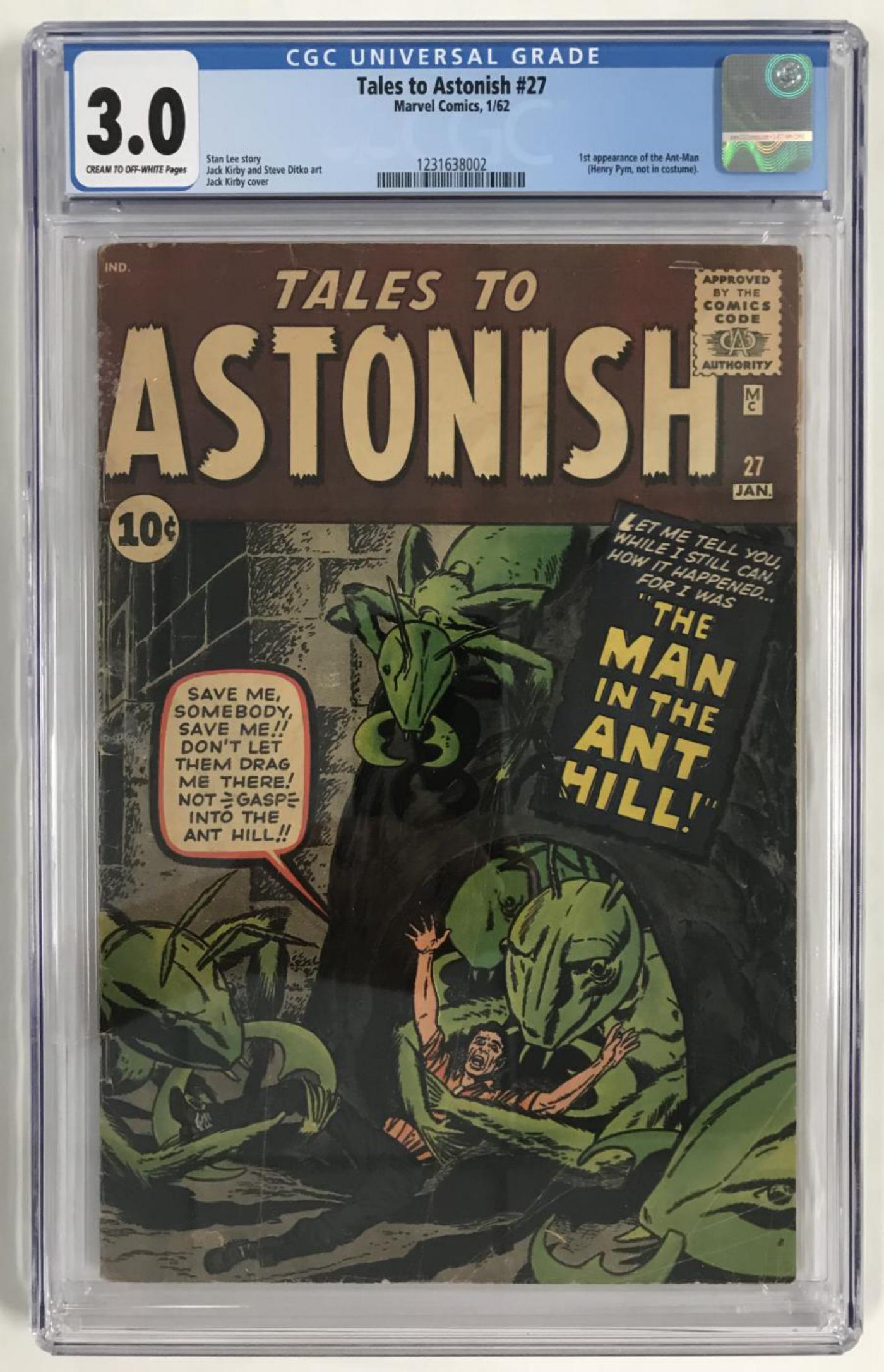 Tales To Astonish #27 CGC Graded.