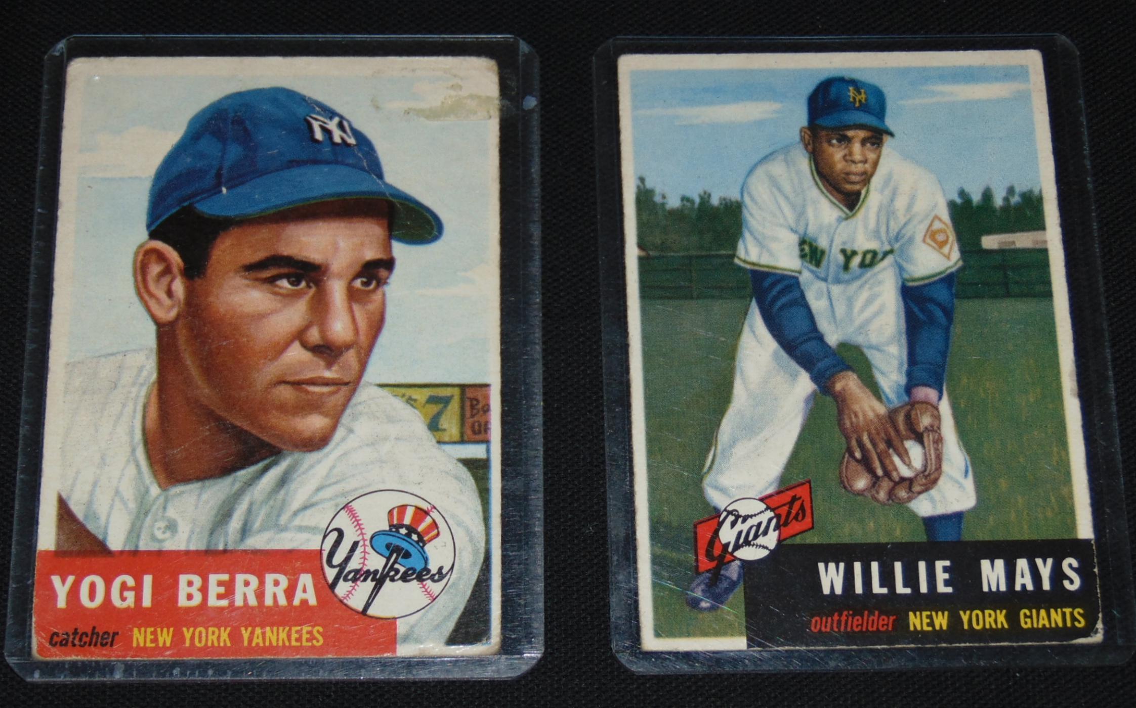 1953 Topps Baseball Card Lot. Stars.