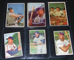 1950's Bowman Baseball Card Lot.