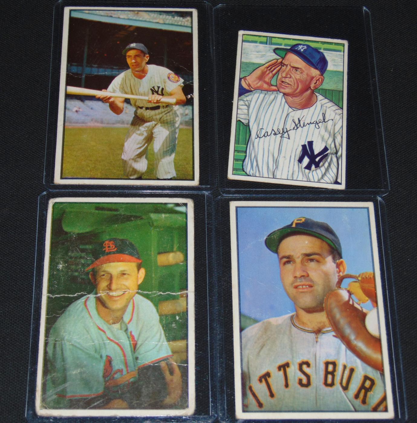 1950's Bowman Baseball Card Lot.