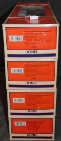 (4) Lionel Pullman Heavyweight Pass Cars