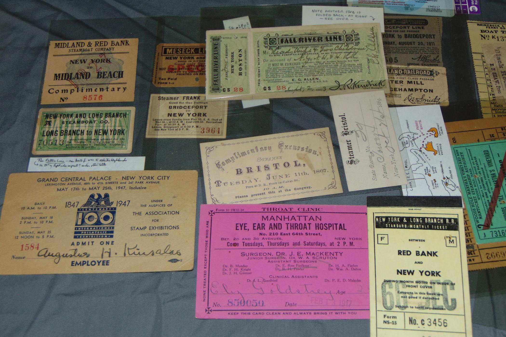 Ticket and Ephemera Lot.